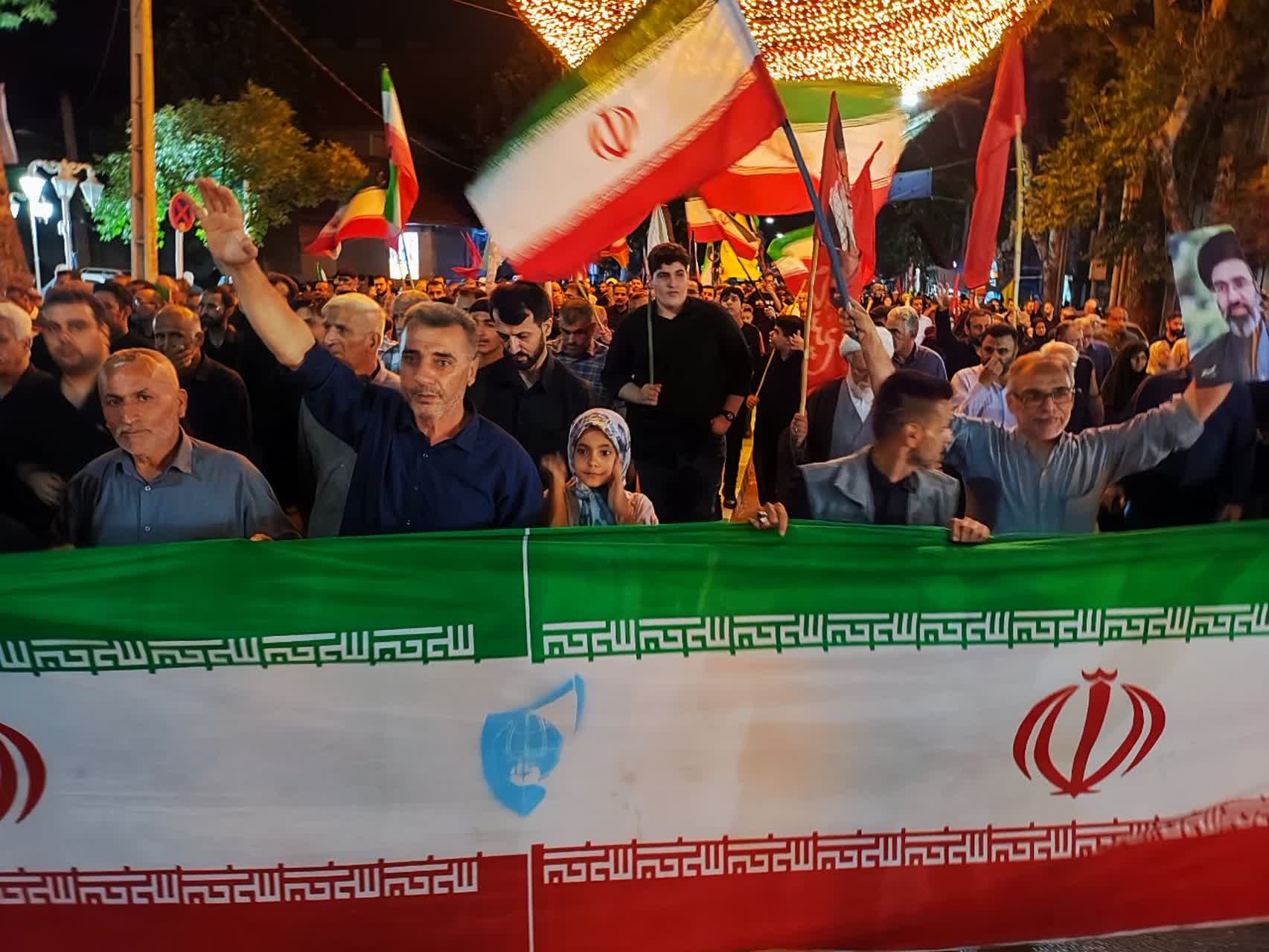 گلستان ما - برافراشته شدن پرچم خونخواهی رهبر شهید در گلستان