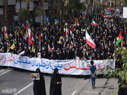گلستان ما - حماسه روز قدس گلستان از قاب دوربین